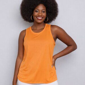 NWT Medium orange tank top. Tek Gear 'workout gear' . Sleeveless activewear top